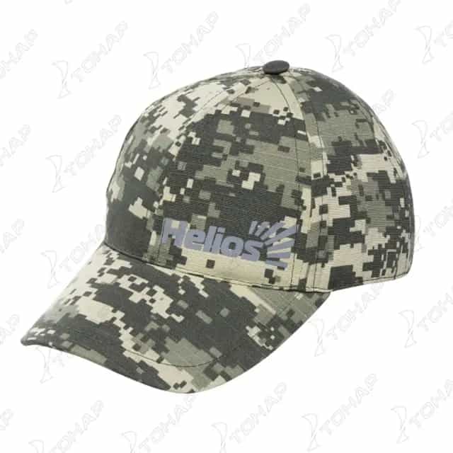 Бейсболка СТОП-КЛЕЩ, цв.Серый пиксель р.XL (H-BC-SK-XL) ТМ Helios
