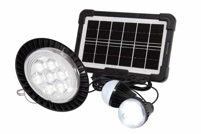 Комплект фонарей кемпинговых CL-057 с солнечной панелью