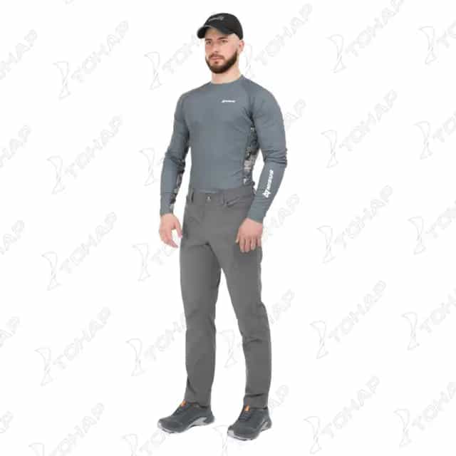 Брюки летние треккинговые АРМУС, серый, 58-60/182, NISUS