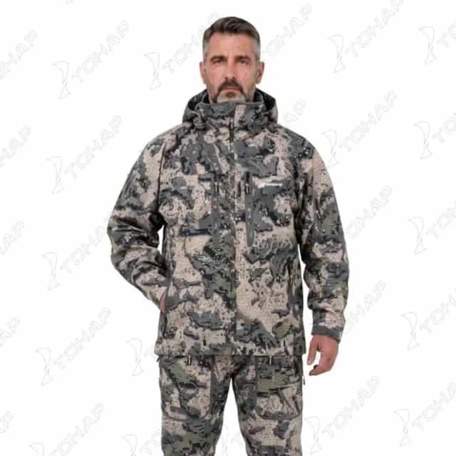 Костюм штормовой Phantom, +10С, 15/10К, серый спектр, 56-58/176-182 (XXL), NISUS