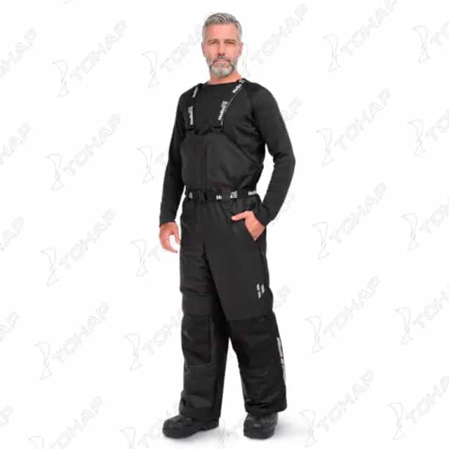 Полукомбинезон зимний -40 ЧАРЫШ ПРО, 10/10 К, цв.черный р. 58/182 (4XL) Helios