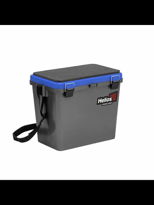 Ящик рыболовный зимний односекционный серый/синий