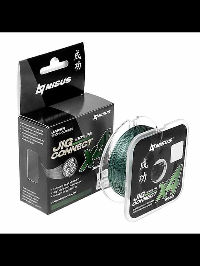 Шнур JIG CONNECT X4 PE Dark Green 150m