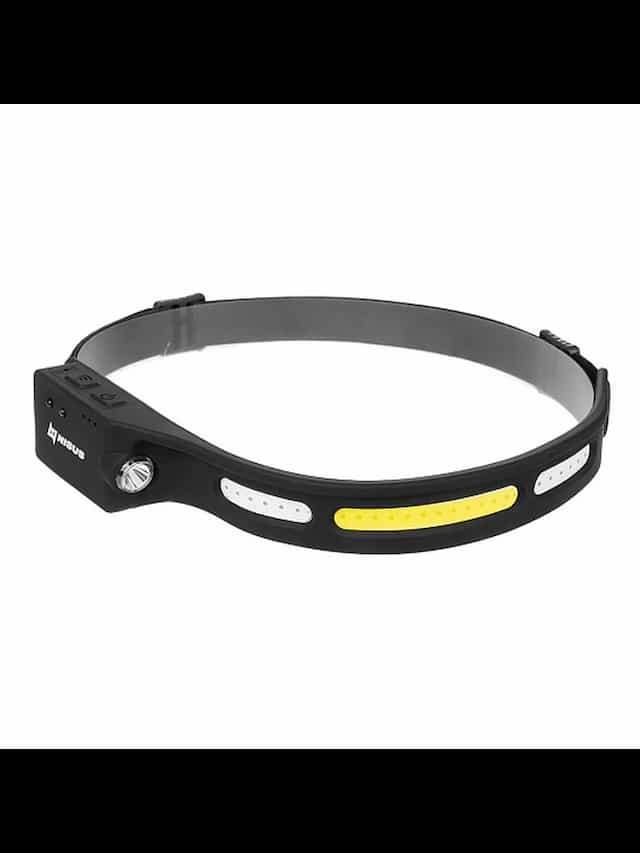 Фонарь налобный сенсорный LED-200 LM, COB-200LM, IPX4, USB