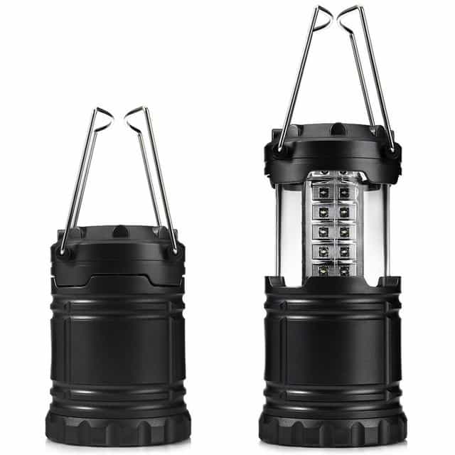 Лампа туристическая LED, б/фонаря,черная