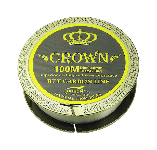 Леска Crown Carbon line 0.45 мм, 100м