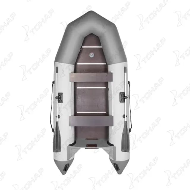 Лодка Капитан Т330 киль+пол бело-серый (модель C-330SS) Тонар