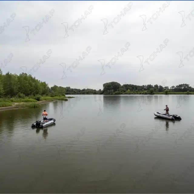 Лодка Капитан Т330 принт Рыбы, киль+пол (модель C-330SS) Тонар