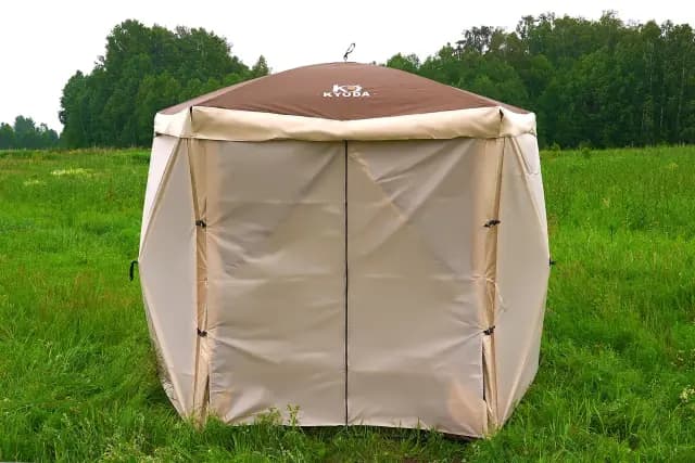 Шатер туристический KYODA 5 сторон, р.260*260*226см, плотн190Т, 210D, столб воды 3000мм, вес 7,9кг