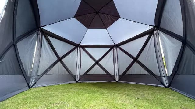 Шатер туристический KYODA 6 сторон, р.342*342*226см, плотн190Т, 210D, столб воды 3000мм, вес 12,5 кг
