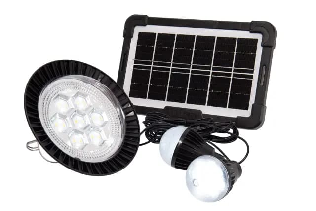 Комплект фонарей кемпинговых CL-057 с солнечной панелью
