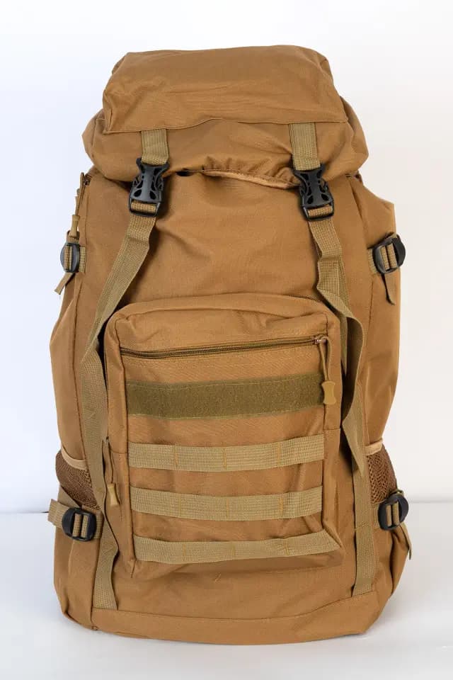 Рюкзак туристический, модель S8633, 80 л, цвет в ассортименте (КМФ, хаки)