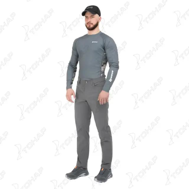 Брюки летние треккинговые АРМУС, серый, 58-60/182, NISUS