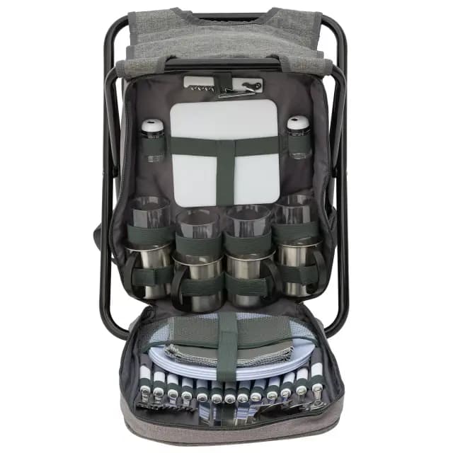Рюкзак для пикника TWPB-3111V286 (4 персоны) с табуретом