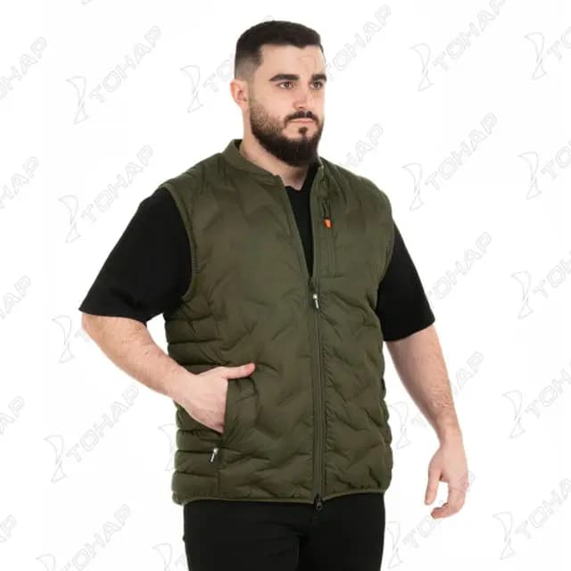 Жилет стёганный IMPULS, олива, M, NISUS