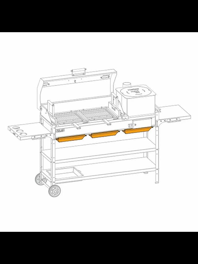Зольник SMART 1200 3х400мм (HS-GS-A-1202) Helios