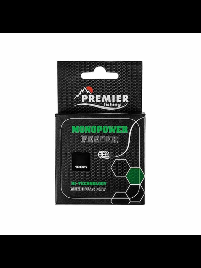 Леска MONOPOWER FEEDER 0,20mm/100m Green Nylon