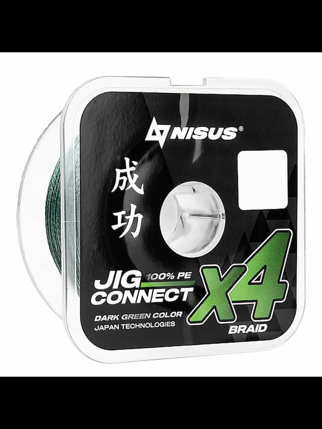 Шнур JIG CONNECT X4 PE Dark Green 150m