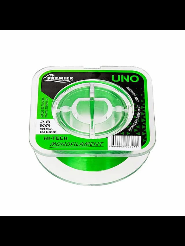 Леска UNO 0,16mm/100m Green Nylon