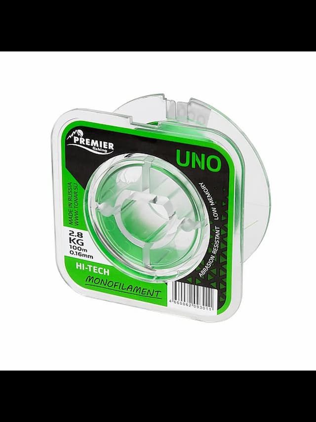 Леска UNO 0,16mm/100m Green Nylon