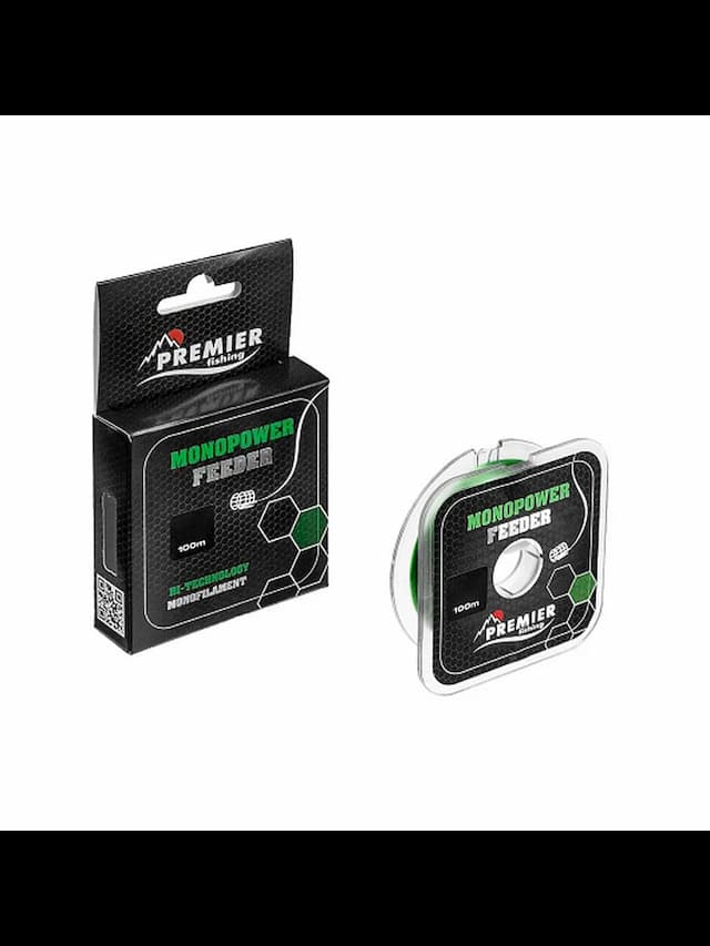 Леска MONOPOWER FEEDER 0,16mm/100m Green Nylon