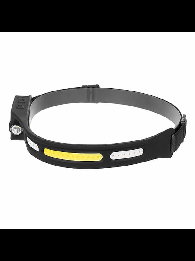 Фонарь налобный сенсорный LED-200 LM, COB-200LM, IPX4, USB