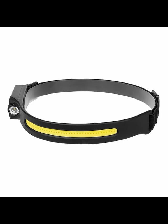 Фонарь налобный сенсорный LED-120 LM, COB-340 LM, IPX4, USB