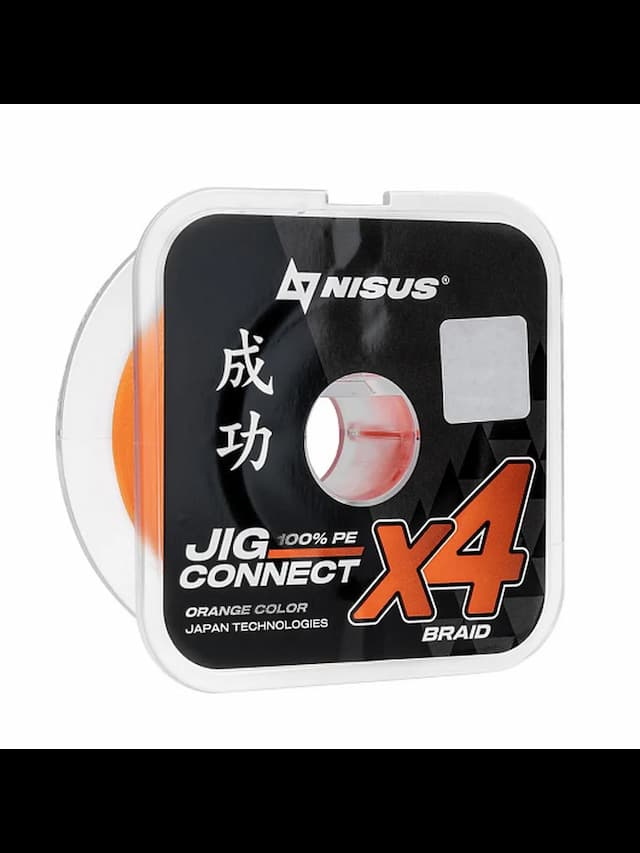 Шнур JIG CONNECT X4 PE Orange 150m #2.0, 0.22mm