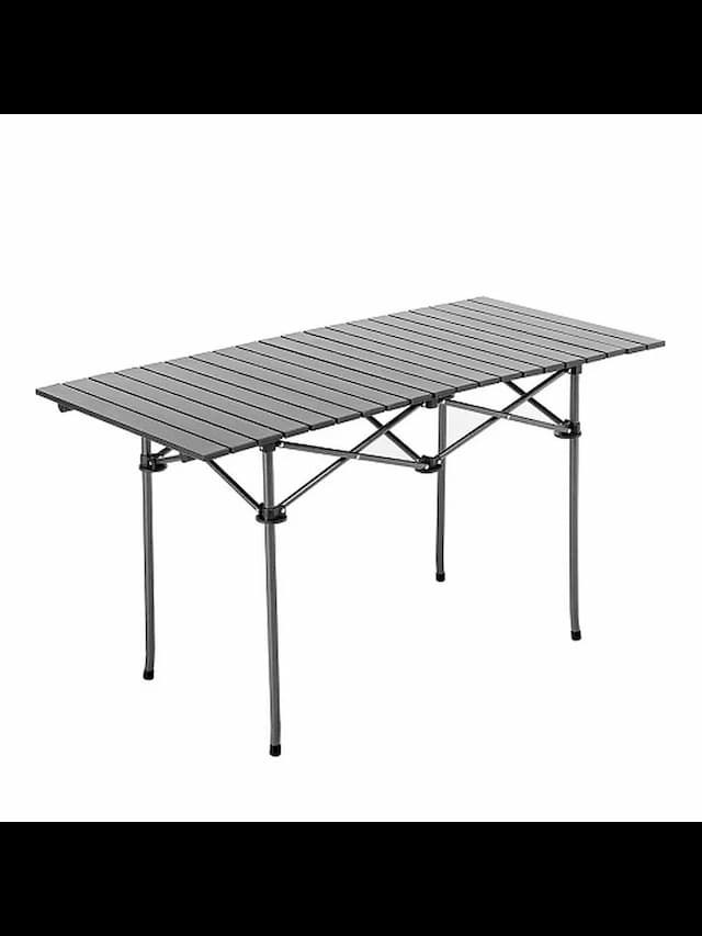 Стол складной 120x55x65см с отделом под посуду