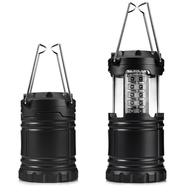 Лампа туристическая LED, б/фонаря,черная