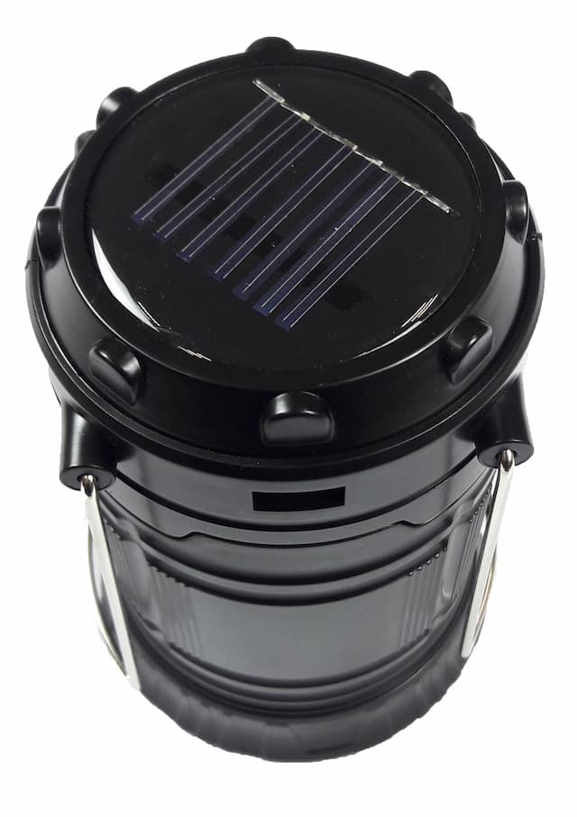 Лампа туристическая LED солнечная батарея, фонарь теплый свет T5800H