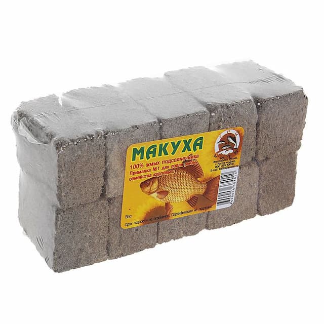 Макуха жмых подсолнечника с добавкой Ваниль (350гр), упаковка