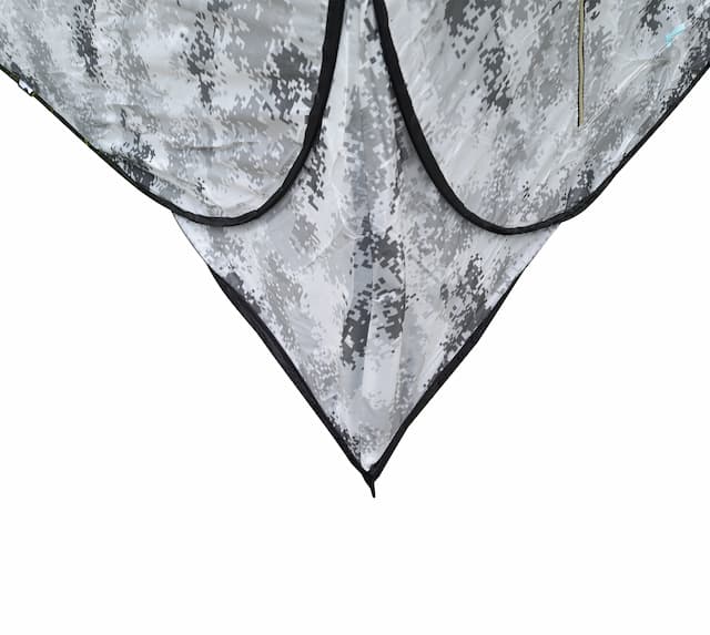 Палатка зимняя,автомат,не утепленная,200*200см,h=170см,цвет пиксель-зима,с дном 1201A, Улов