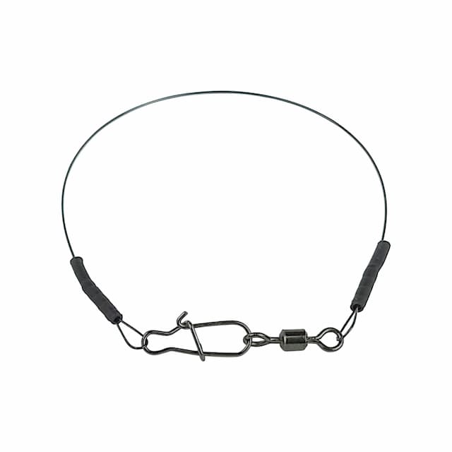 Поводок титановый, 15 см, тест 12кг