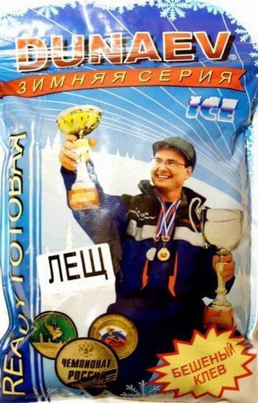 Прикормка "DUNAEV iCE-READY" 0,75кг Лещ