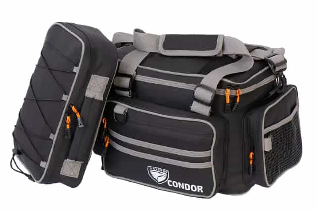 Сумка рыбака "Condor" 1+1, ПВХ, цвет чёрный, размер 43*28*30 см