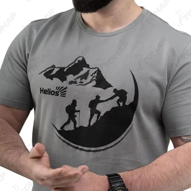 Футболка EXPEDITION, серый, S, Helios