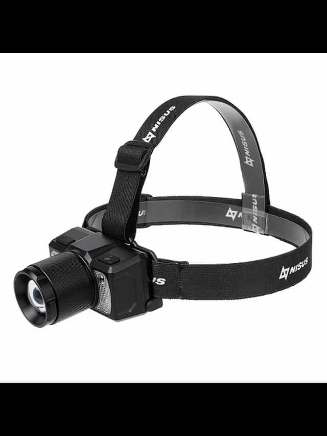 Фонарь налобный сенсорный 800 LM, IP43, USB