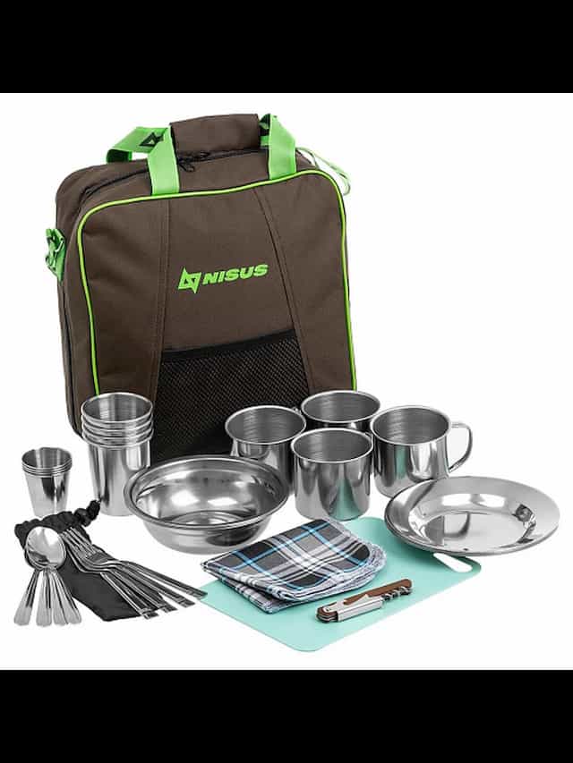 Набор для пикника Picnic на 4 персоны коричневый