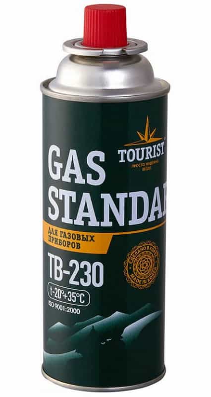 Баллон газовый STANDARD для портативных приборов (TB-230) TOURIST