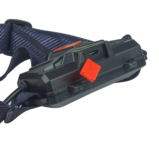 Фонарь налобный Headlight front,3 режима, два аккумулятора