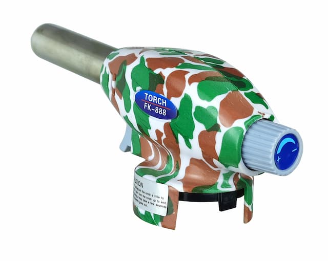 Горелка газовая FK-888, автоматическая (пьезо), цвет кмф