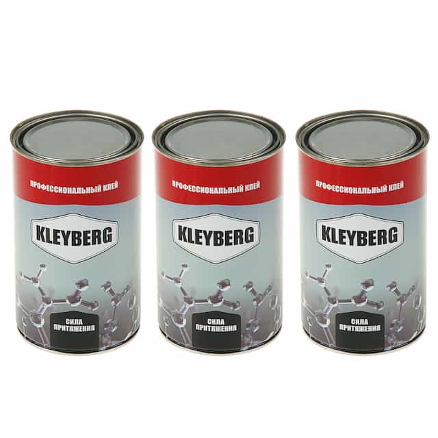 Клей KLEYBERG 900-И комплект 3 шт мет. банка 1 л (0,8 кr)