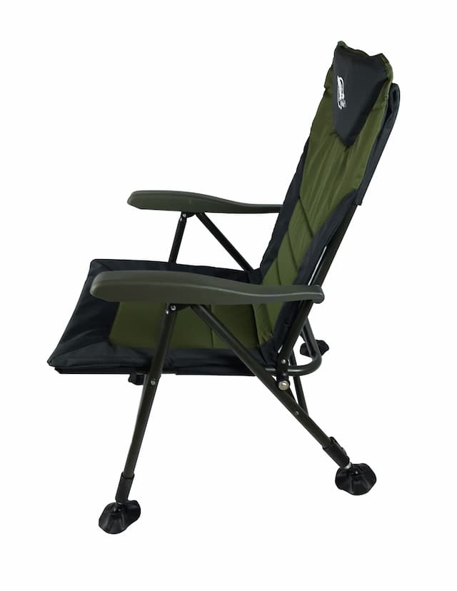 Кресло карповое раскладное с откидной спинкой Condor 56x46x40/104 хаки/черное