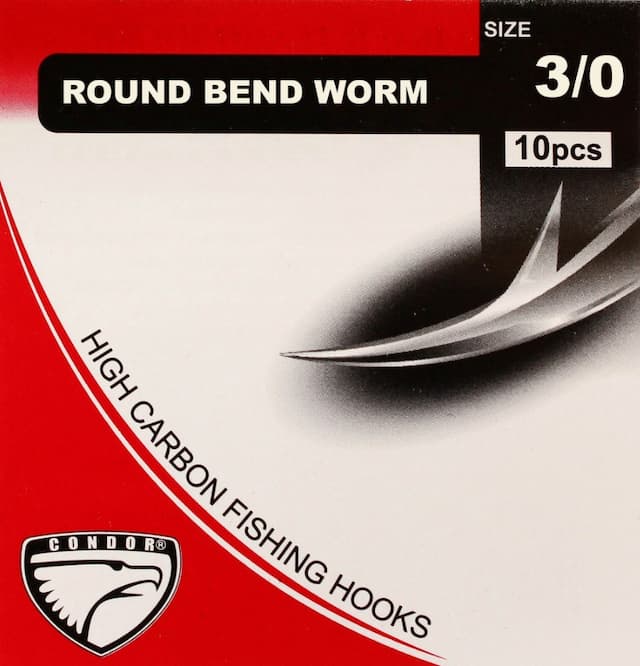 Крючки Condor ROUND BEND WORM (10 шт/уп)