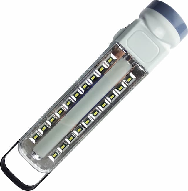 Лампа туристическая LED большая 2 в 1,солнечная батарея, арт GH666