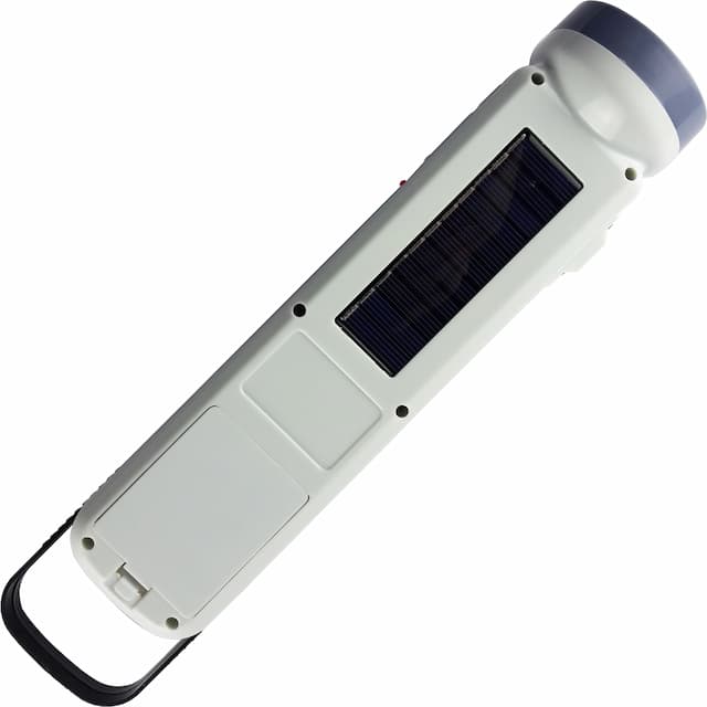 Лампа туристическая LED большая 2 в 1,солнечная батарея, арт GH666