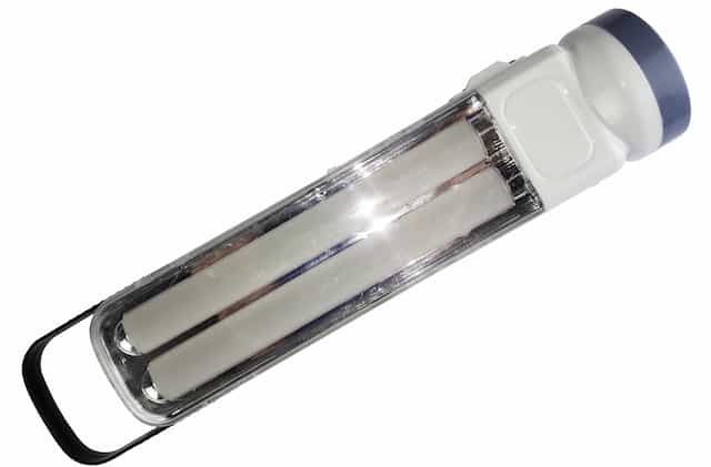 Лампа туристическая LED большая 2 в 1,солнечная батарея, арт GH6662