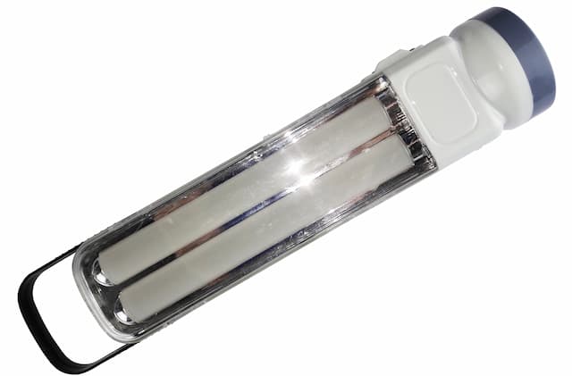 Лампа туристическая LED большая 2 в 1,солнечная батарея, арт GH6662