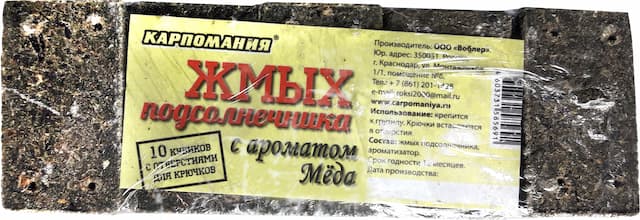 Макуха жмых подсолнечника с добавкой Мед (350гр)